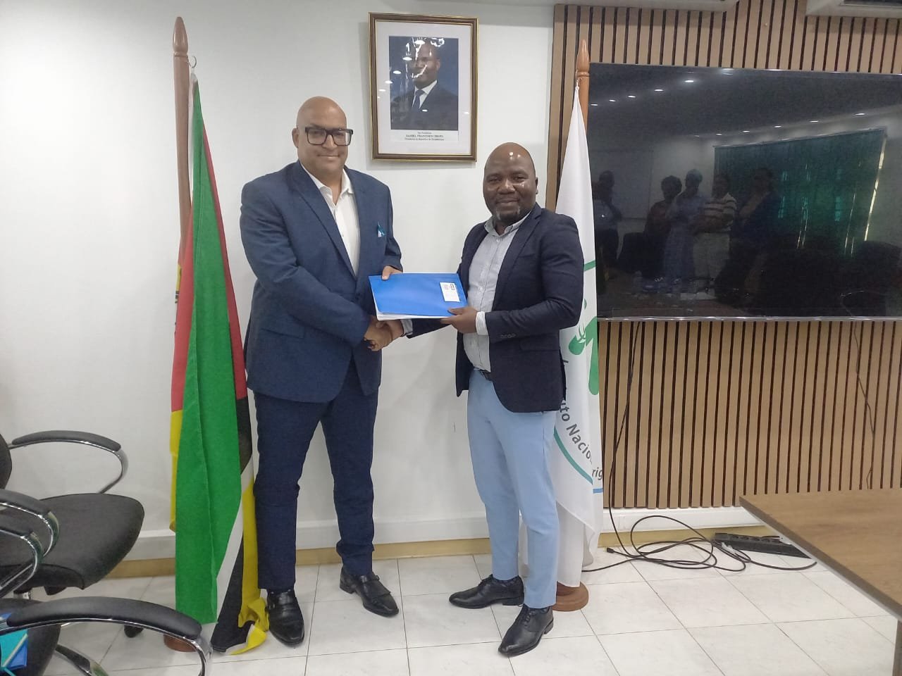 O Instituto Nacional de Irrigação, Instituto Público e a Food and Food Assinam Memorando de Entendimento para Exploração de Áreas Irrigáveis dentro do regadio de Chòkwé e do Baixo Limpopo